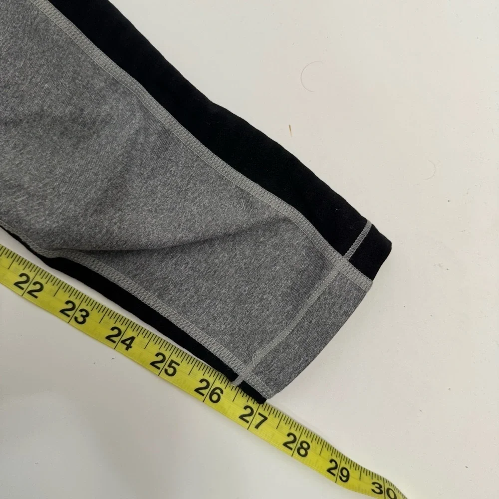 Nike Womens Pro Warm Training Tights Grey Dark Black 803102-063 Size Medium